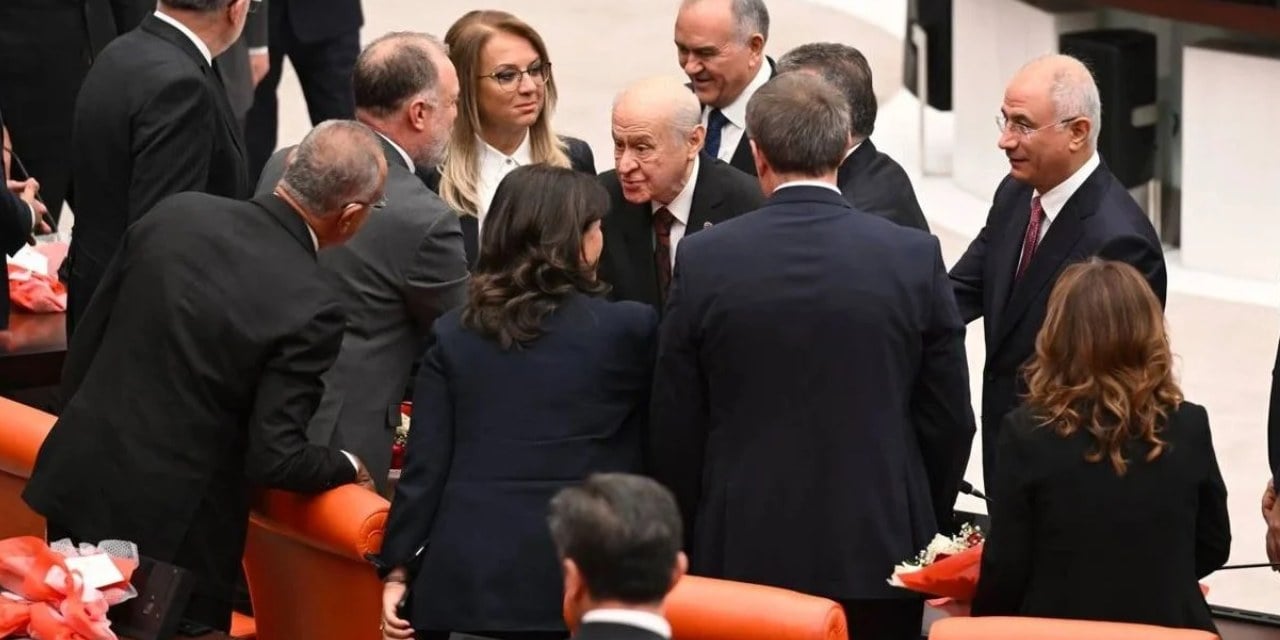 Bahçeli bu kez DEM Parti ile tokalaşmadı