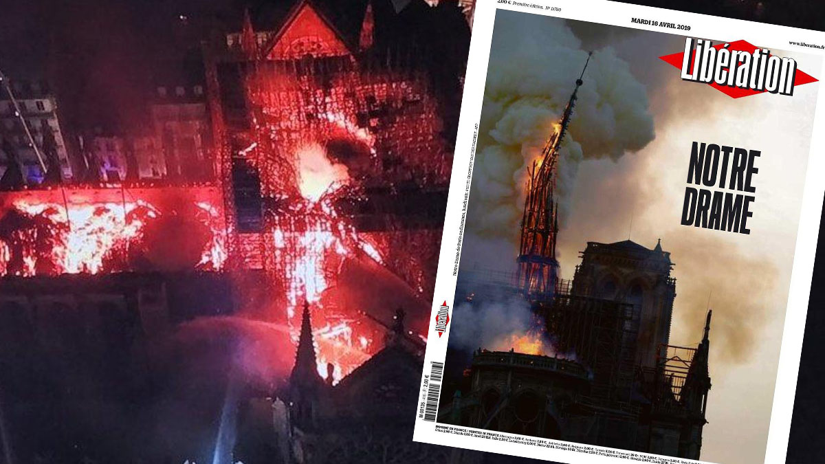 Notre Dame Katedrali'nde yangın fotoğrafları yalan çıktı