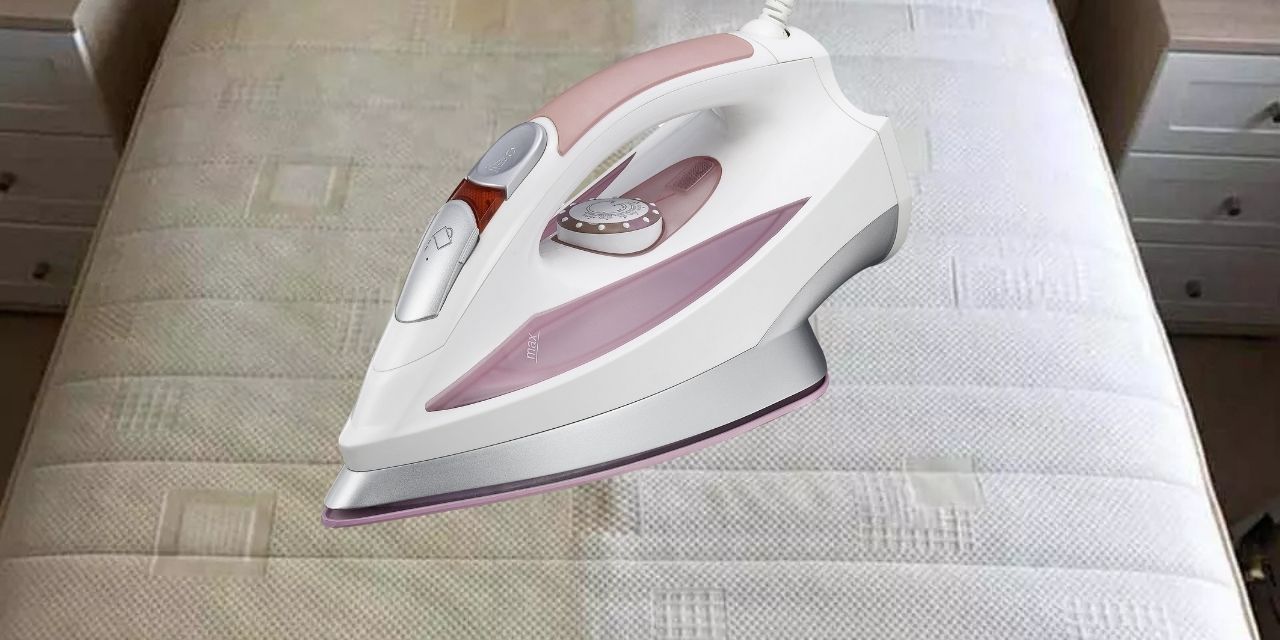 Yataktaki sarı lekeleri ütü ile yok edin