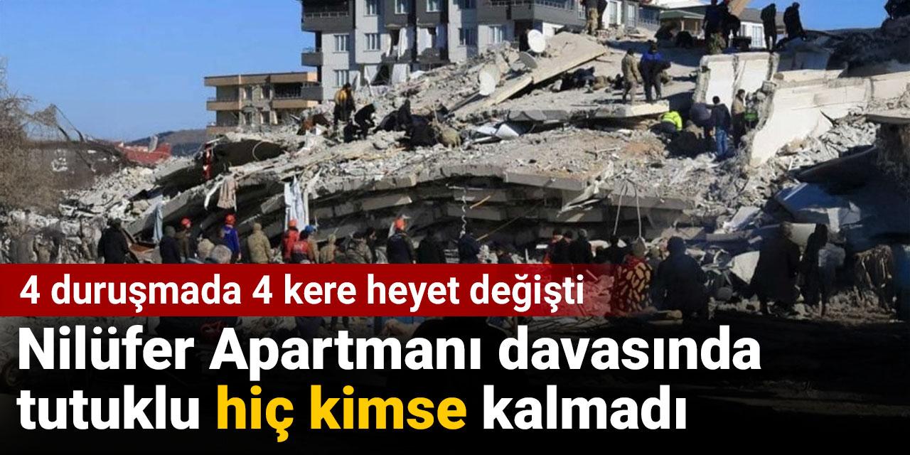 Nilüfer Apartmanı davasında tutuklu hiç kimse kalmadı. 4 duruşmada 4 kere heyet değişti