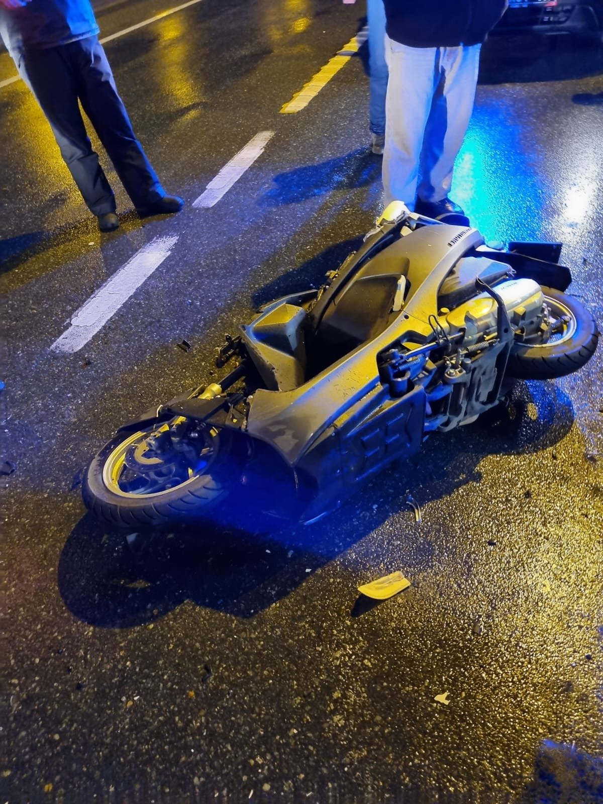 Otomobil ile çarpışan motosikletin sürücüsü öldü