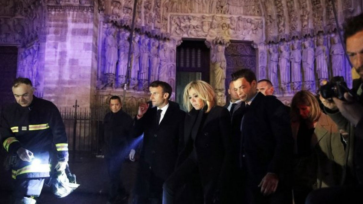 Macron'dan Notre Dame Katedrali açıklaması: 5 yılda tamamlanacak