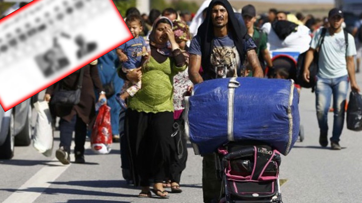 Mersin'de seçim skandalı! Suriyeliler'e bu pusulalar dağıtılmış