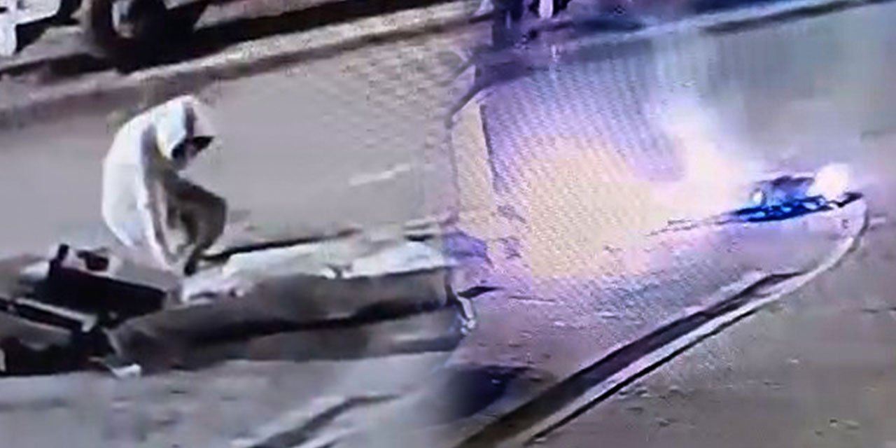 Esenyurt'ta yatağı böyle ateşe verdi