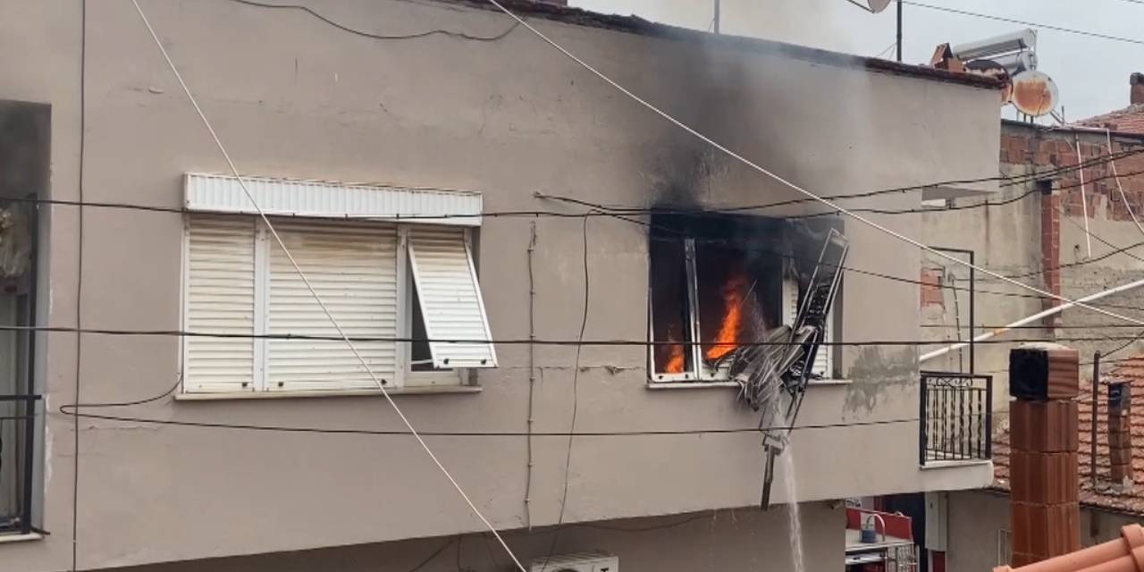 Manisa'da çıkan yangın hasara neden oldu