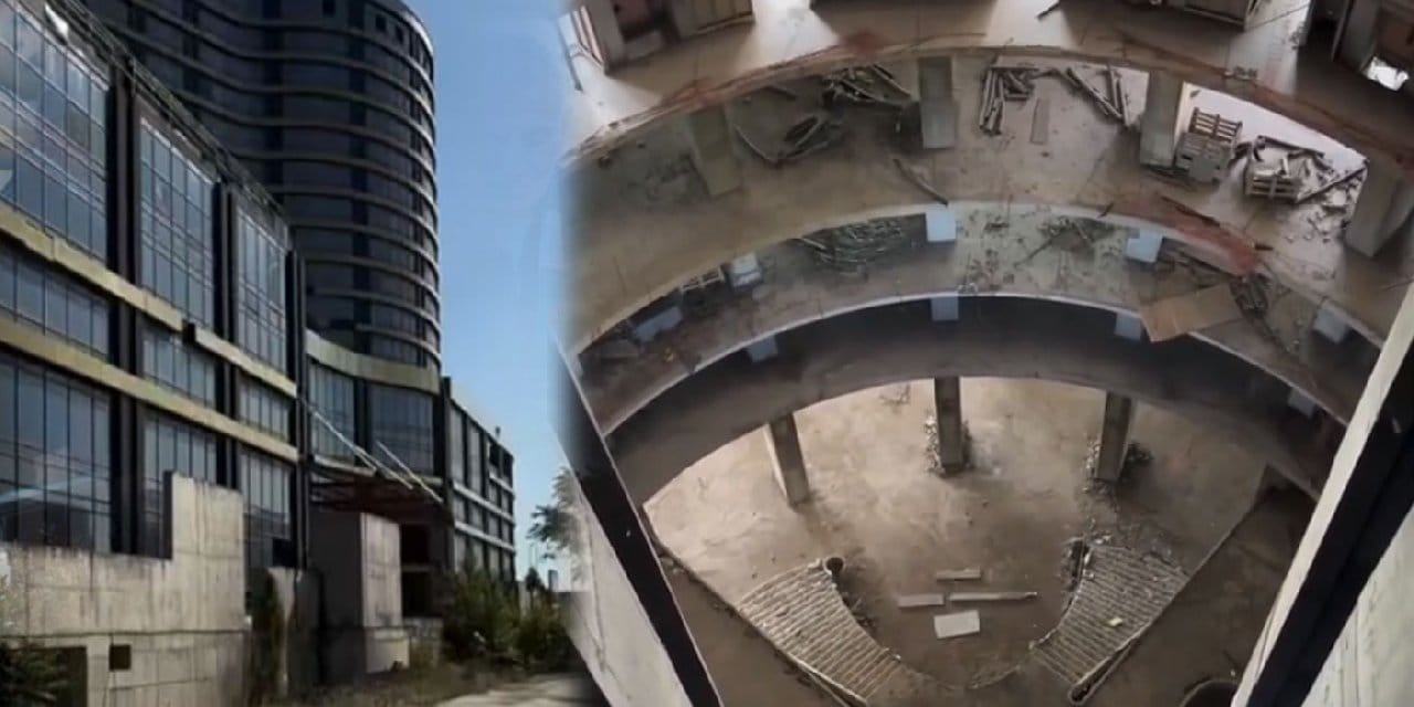 Jet Fadıl'ın 350 milyon dolarlık terk edilmiş oteline gizlice girdi. Sosyal medyada gündem oldu