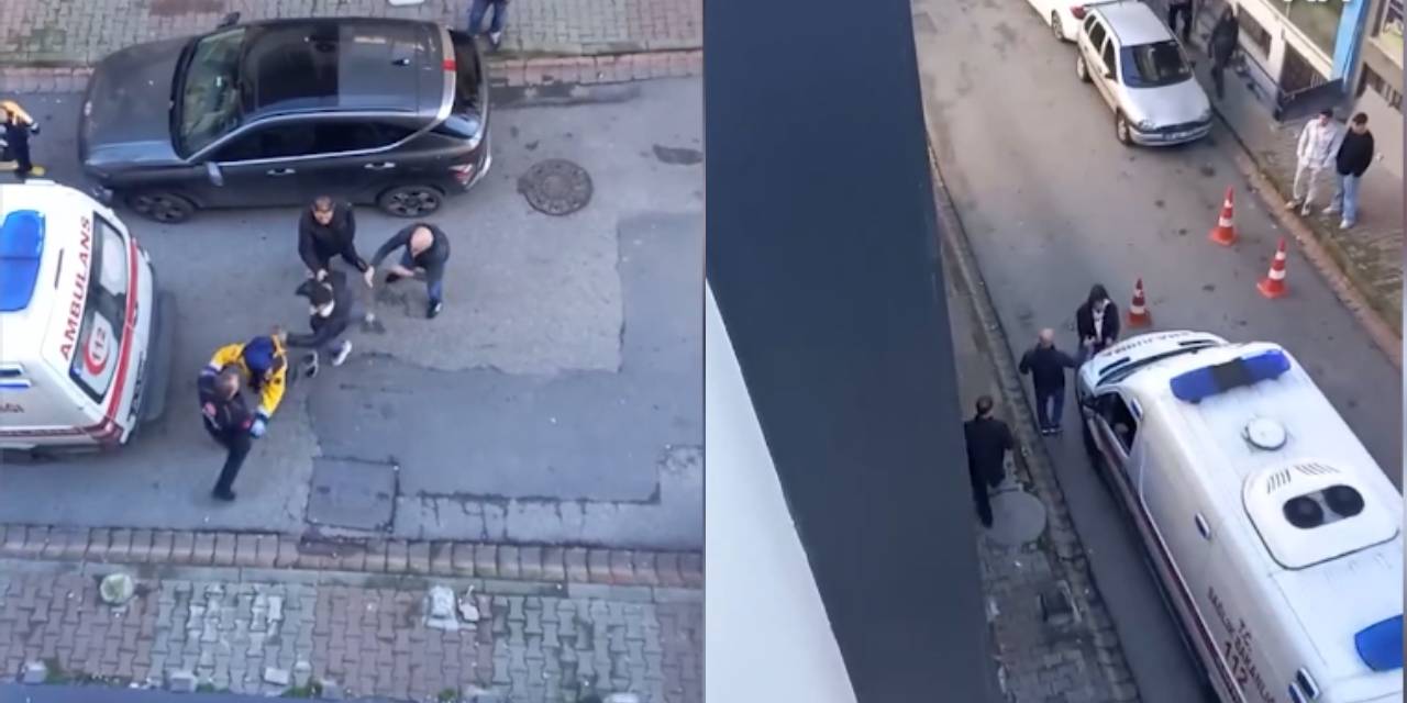 Tedavi olmak istemeyen alkollü kişi ambulansı yumrukladı