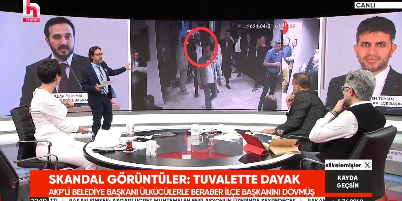 AKP ve Ülkü Ocakları üyeleri AKP İlçe Başkanını dövdü