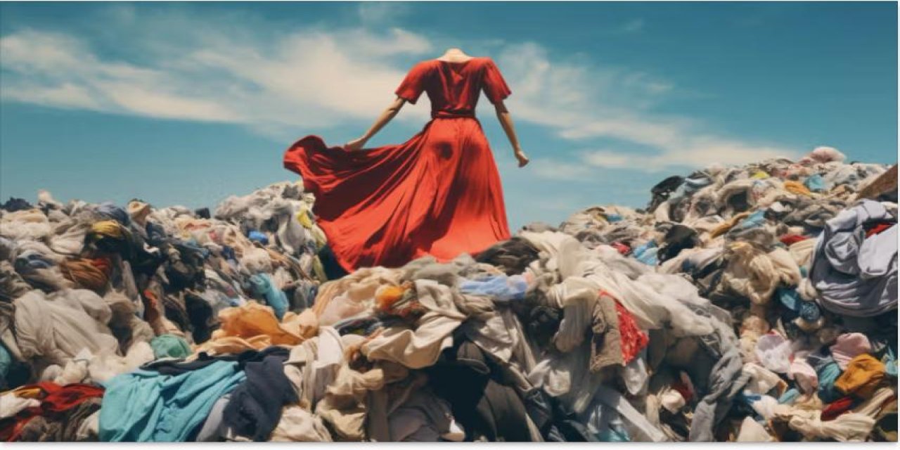 Her saniye bir çöp kamyonu dolusu giysi yakılıyor veya çöplüğe atılıyor