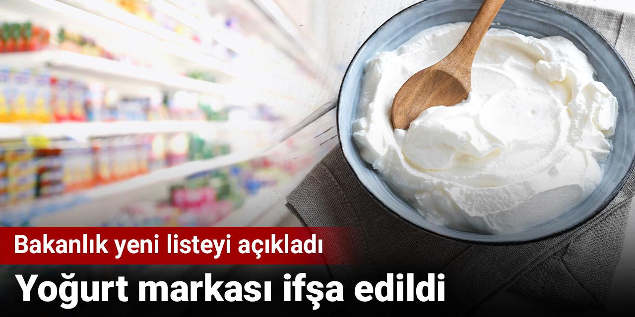 Yoğurt markası ifşa edildi. Bakanlık yeni listeyi açıkladı