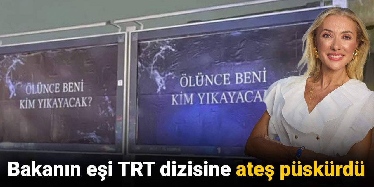 Turizm Bakanı Ersoy'un eşinden TRT'ye tepki: Bu nedir