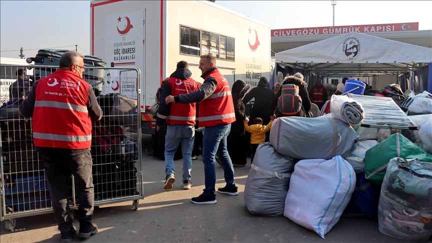 Suriyelilerin Hatay'daki sınır kapılarından ülkelerine dönüşü sürüyor