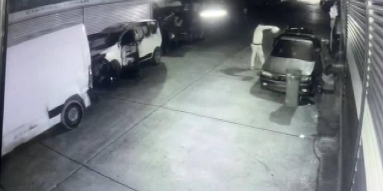 İş yeri ve otomobili böyle yaktı