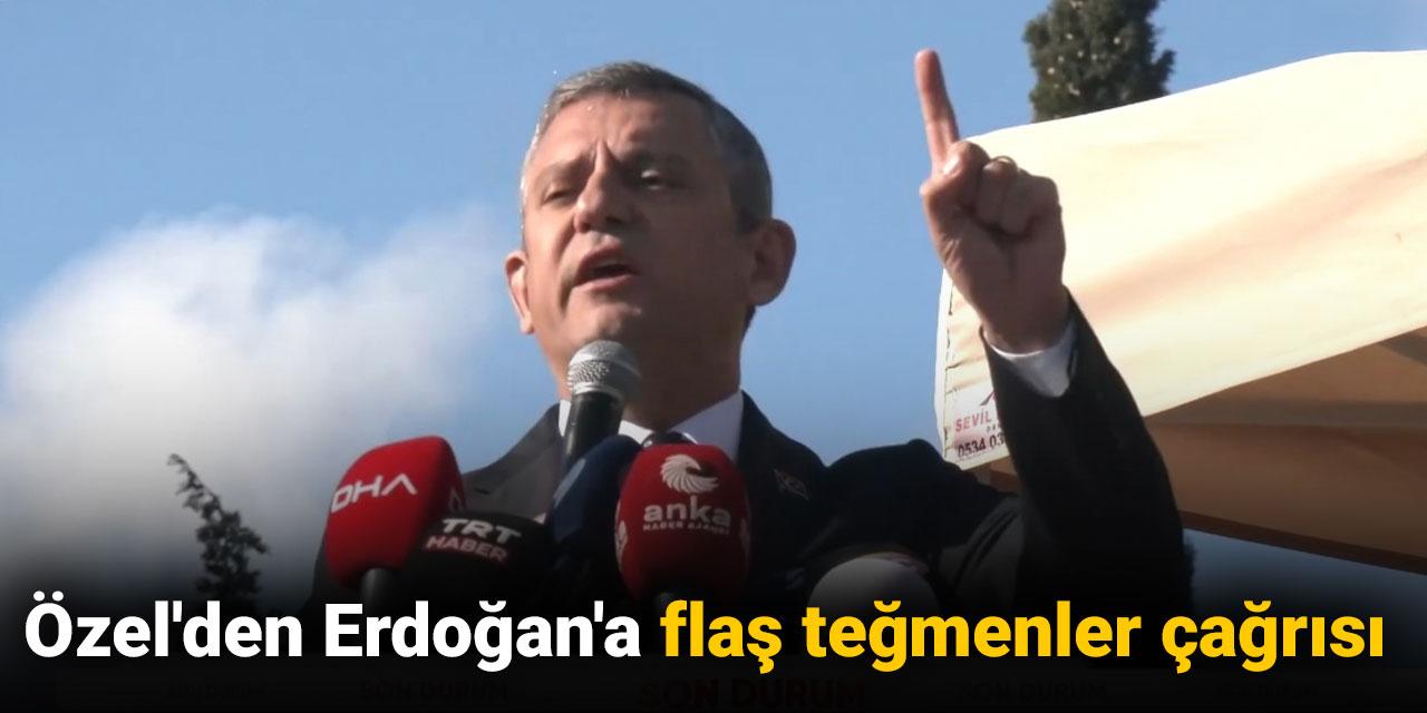 Özel'den Erdoğan'a flaş teğmenler çağrısı