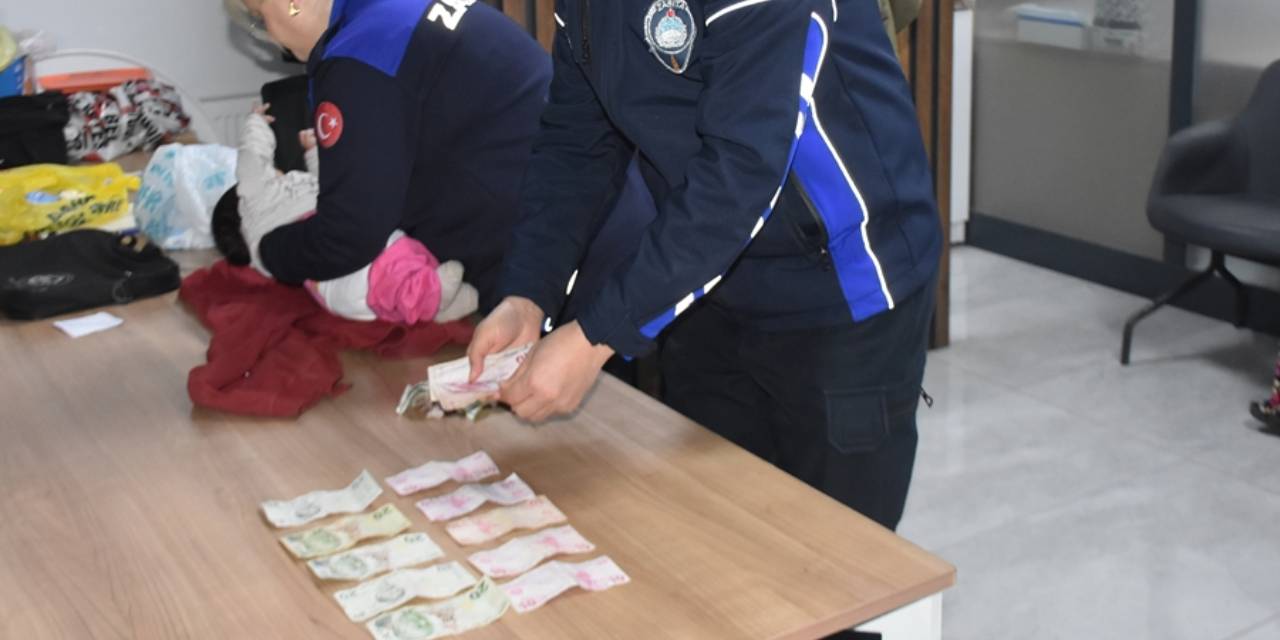 Dilenci operasyonu. Paralar bebeğin bezinden çıktı