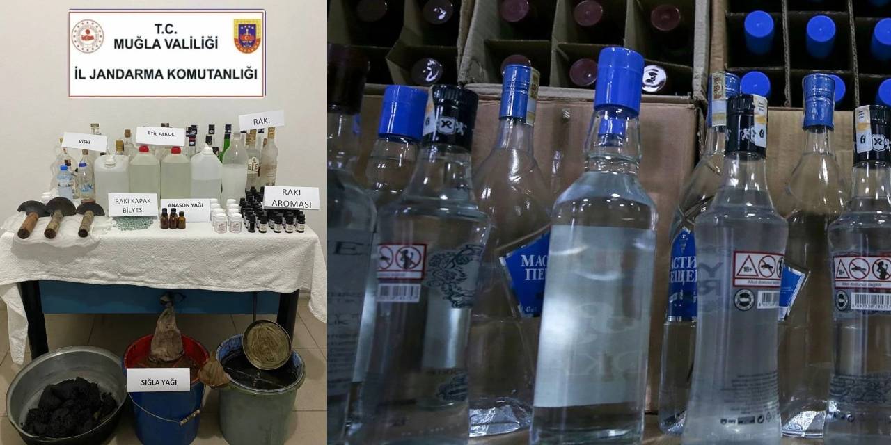 Kaçak içki operasyonu. 300 litre ele geçirildi