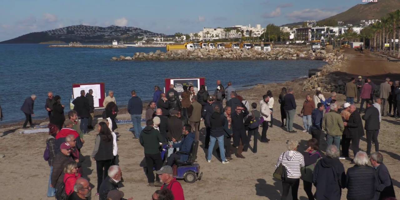 Yurttaştan Bodrum’da yapılacak 'sahil güvenlik limanına' tepki: Sıksınlar tepeden gazı ölelim daha iyi