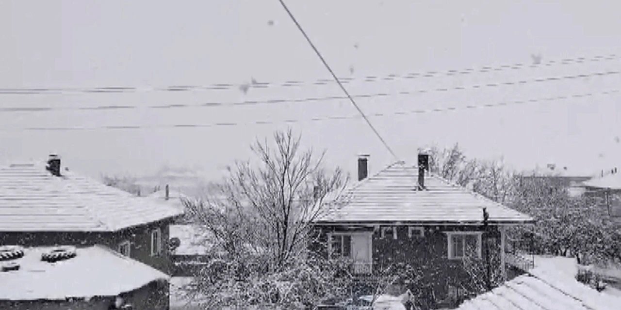 Afyonkarahisar'da kar yağışı