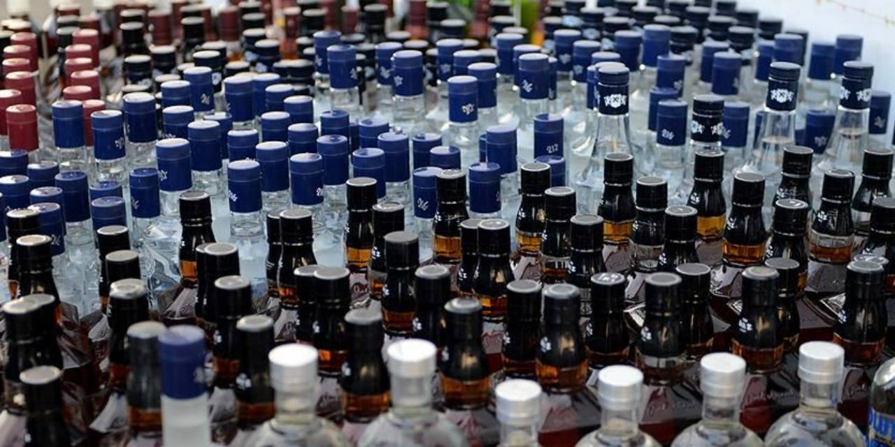 820 litre sahte alkol ele geçirildi