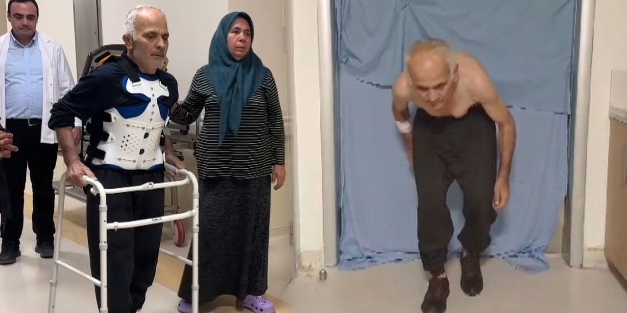 Kamburundan kurtuldu. 30 yıl sonra sırtüstü uyuyor