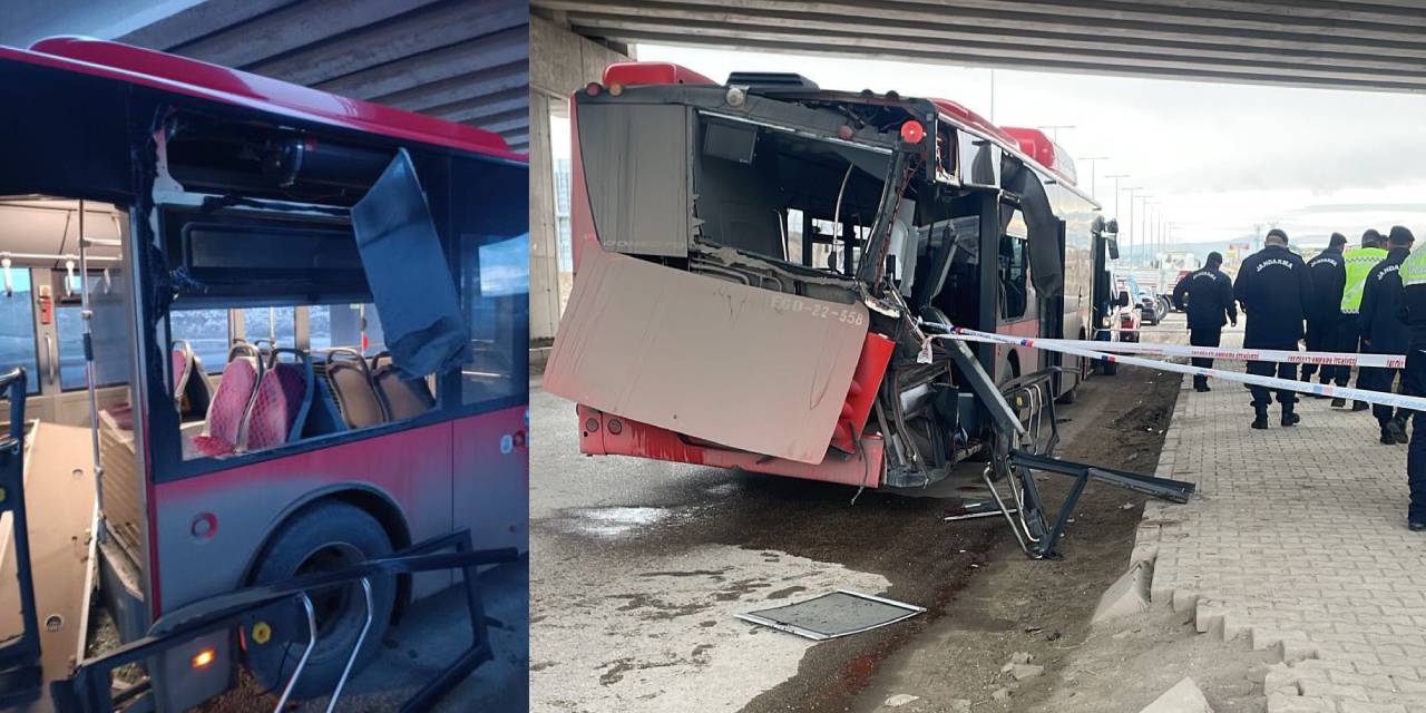 Belediye otobüsüyle TIR çarpıştı. Ölü ve yaralılar var