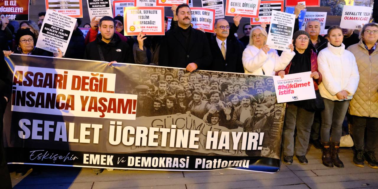 Asgari ücrete tepkiler büyüyor. "Sefalet ücretine hayır!"