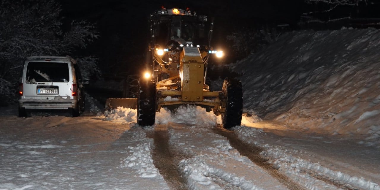 Kar nedeniyle kapanan 57 köy yolu ulaşıma açıldı