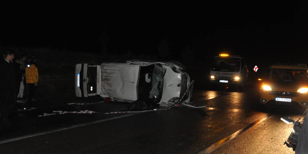 Nevşehir'de kaza. 1 kişi hayatını kaybetti