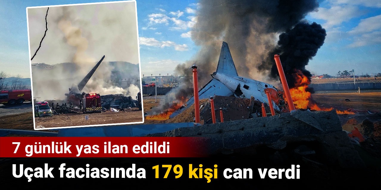 Güney Kore'deki uçak kazasında ölü sayısı 179'a yükseldi