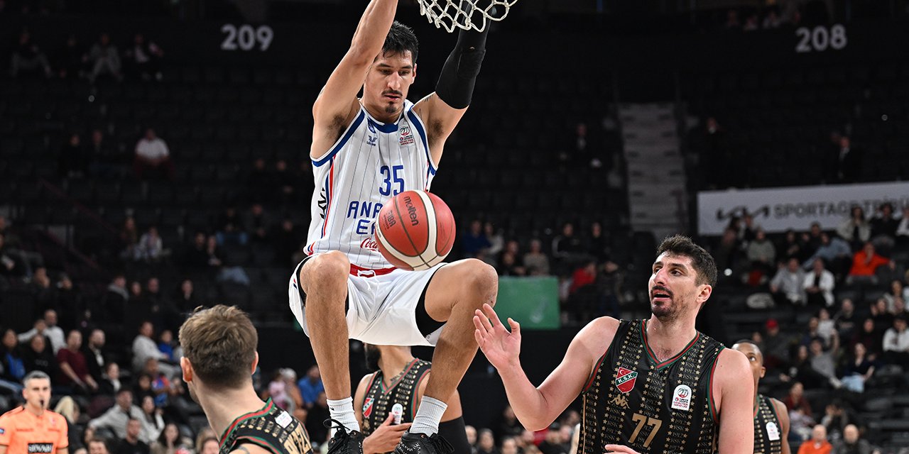 Kıran kırana geçen maçın galibi Anadolu Efes