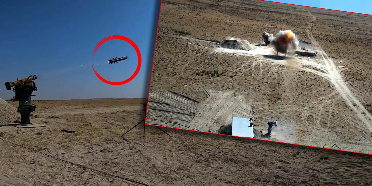 Yerli tanksavar KARAOK atış sınavını verdi