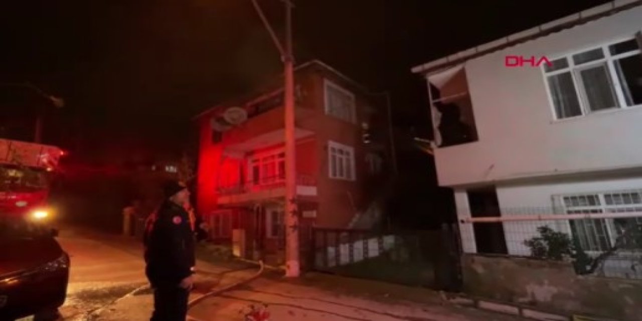 Mutfaktaki aspiratör yangına neden oldu