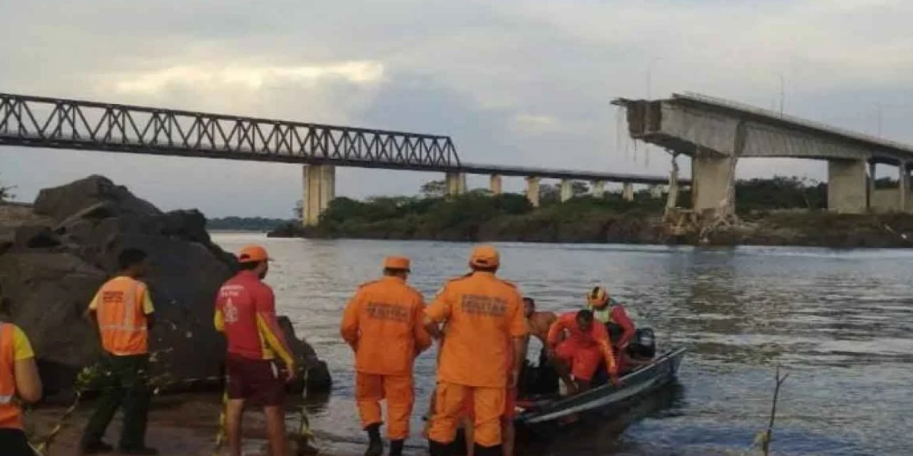 Brezilya'da köprü çöktü. Ölü sayısı 12'ye çıktı