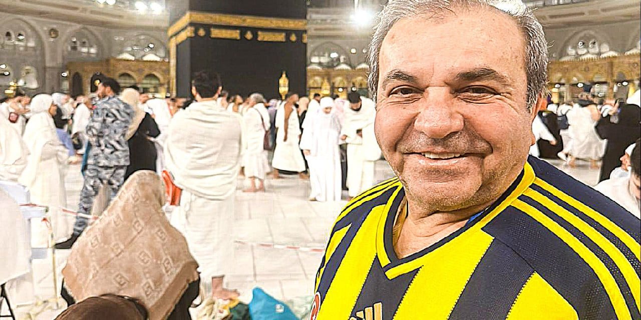 Ünlü tekstil patronu 2025'e Fenerbahçe formasıyla Kabe'de girdi