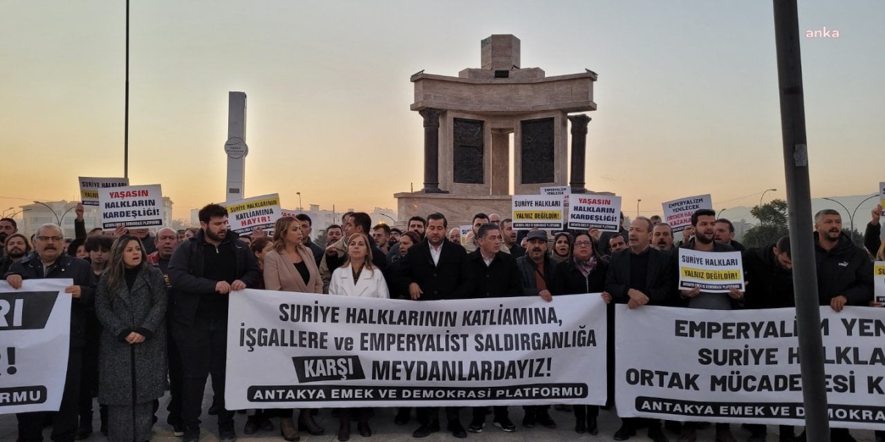 Hatay'da HTŞ'ye tepki: Cihatçı bir devlet inşa ediliyor