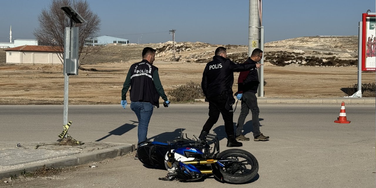 Karaman'da kaza. 17 yaşındaki genç öldü