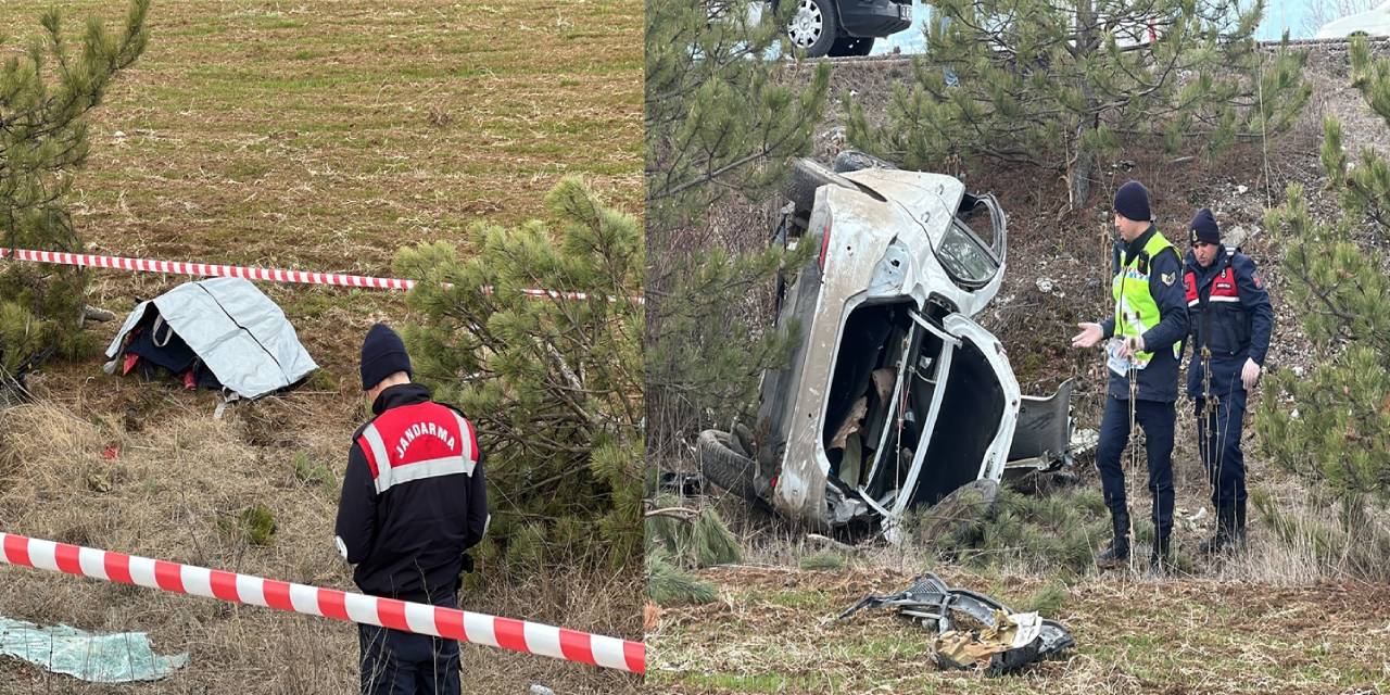 Otomobilden fırlayan yolcu öldü! Sürücü yaralı