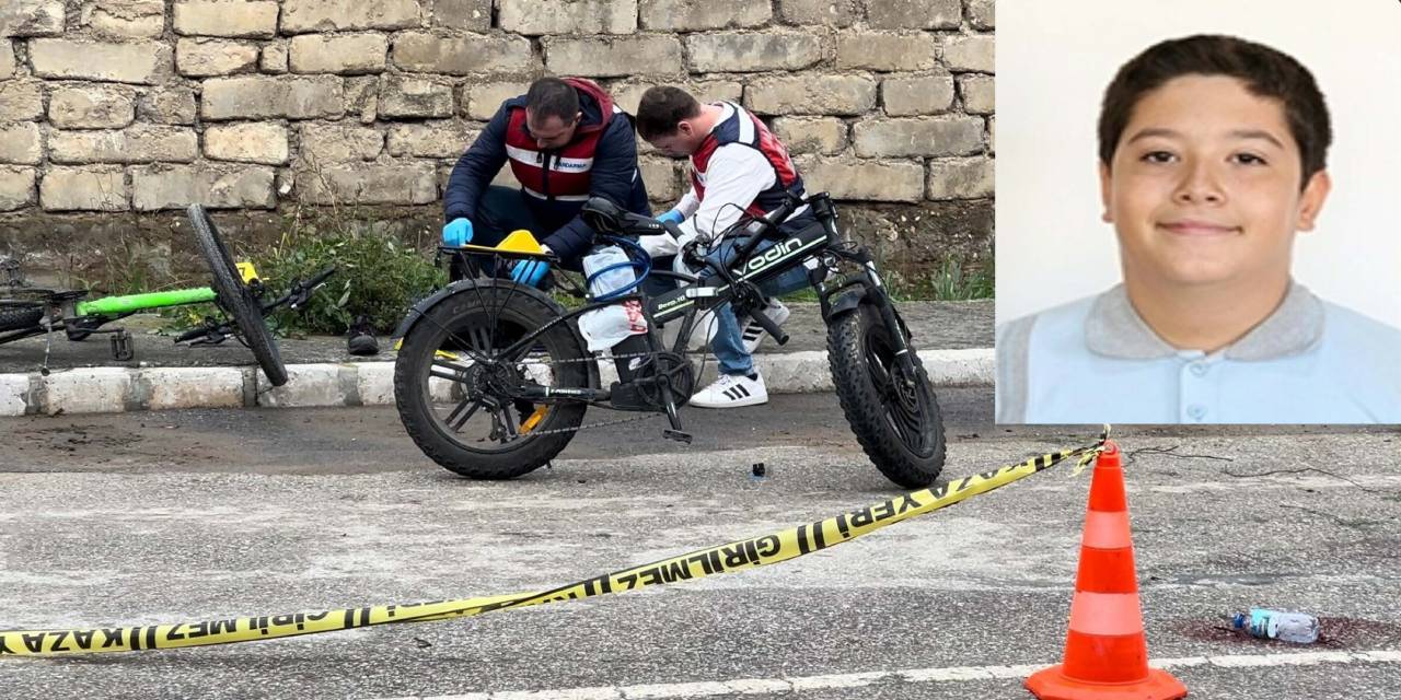 Bisikleti ile istinat duvarından düşen 13 yaşındaki çocuk hayatını kaybetti