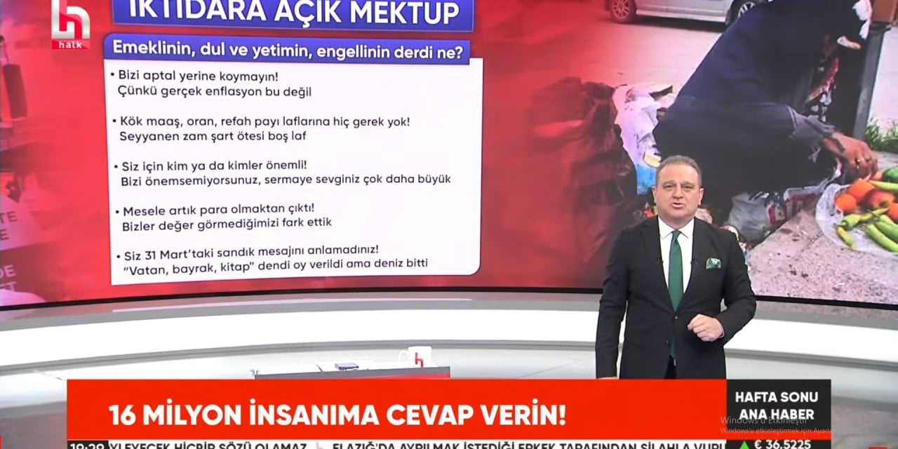 Ekrem Açıkel'den iktidara açık mektup: Siz bize değil sermayeye değer veriyorsunuz