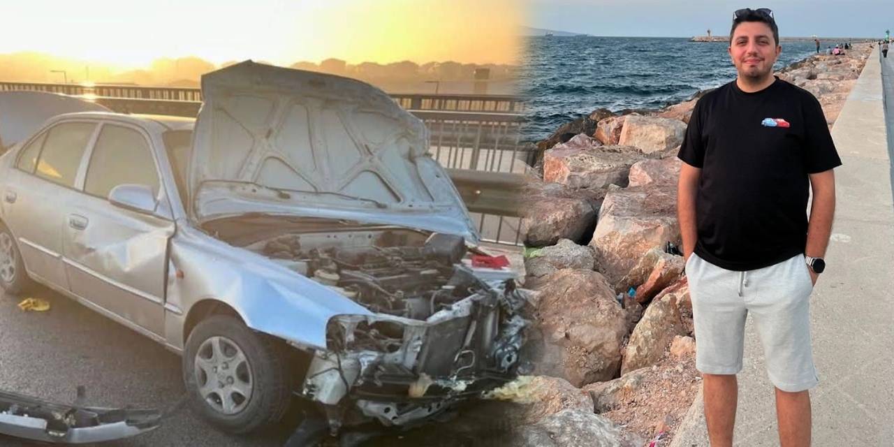 Otomobil bariyerlere saplandı! Tıbbi sekreter öldü