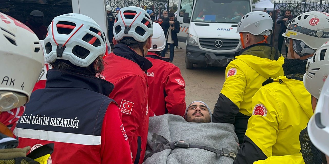 350 kişilik arama kurtarma ekibiyle deprem tatbikatı