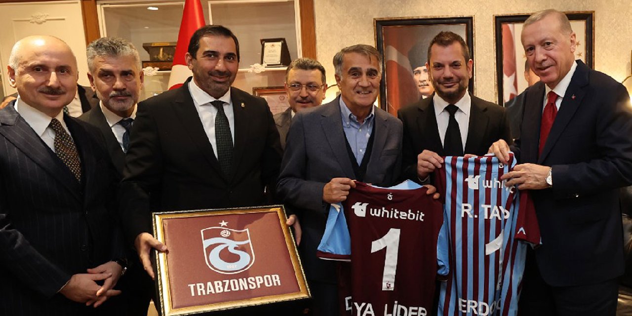 Trabzonspor Erdoğan'ın desteğini karşılıksız bırakmadı