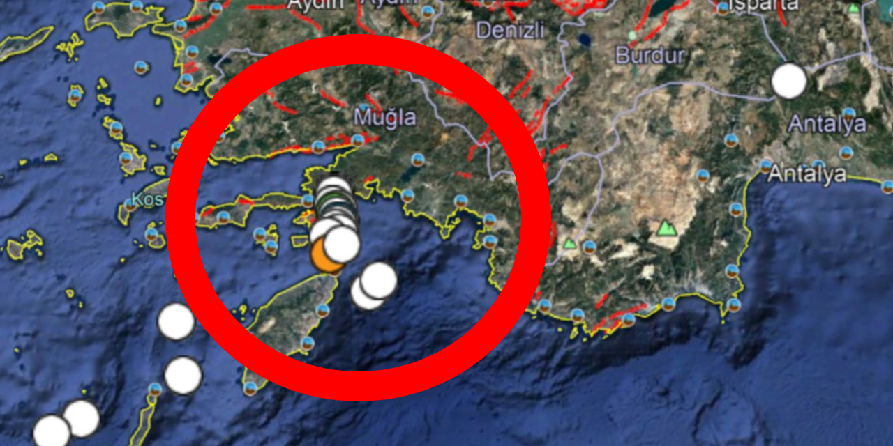 Muğla'da 15 saat içinde 3. deprem oldu