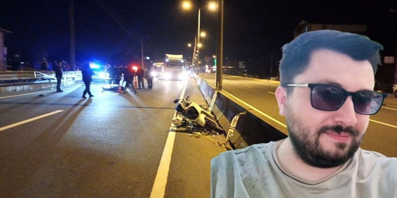 Tunç Metal'in sahibi Cüneyt Bıçkı'nın oğlu Ali Bıçkı motosiklet kazasında öldü