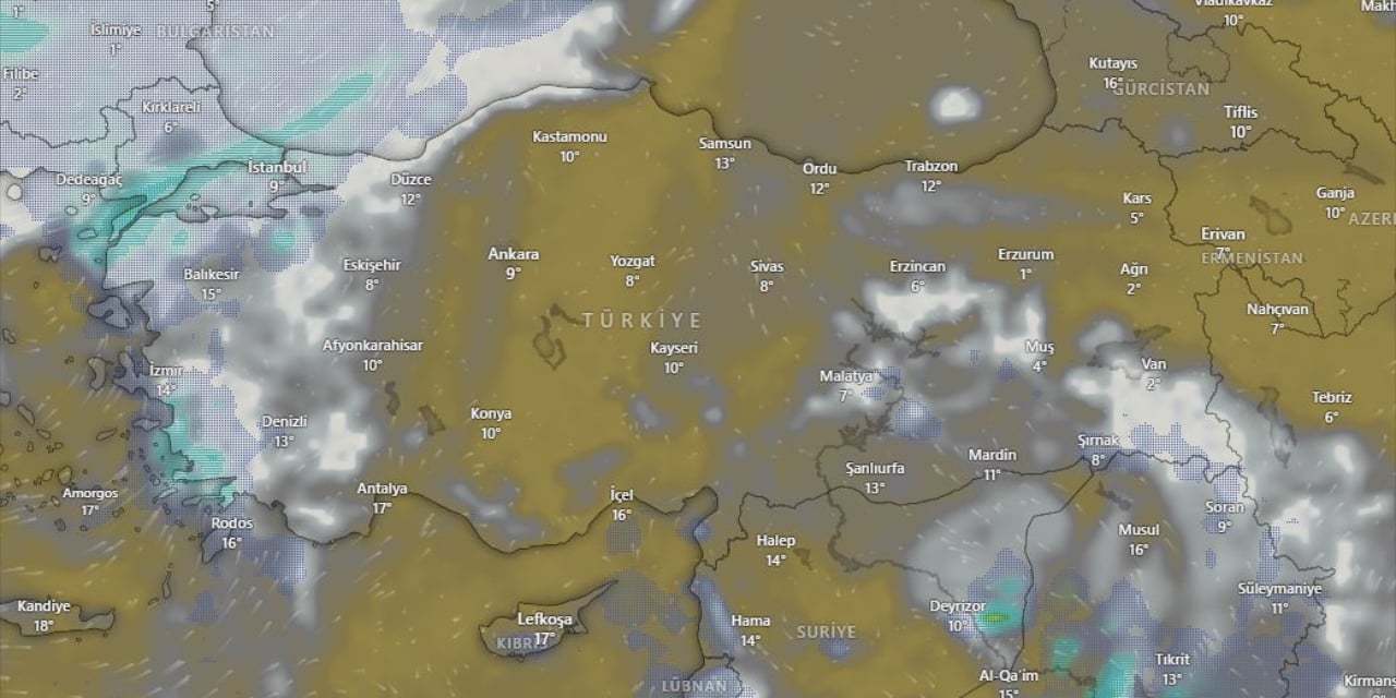 Meteoroloji haritayı üçe bölüp açıkladı. Geliyor gelmekte olan