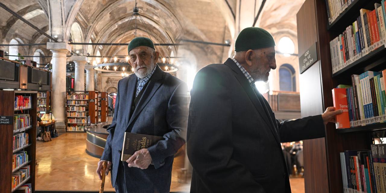 Kütüphane'nin 94'lük kitap kurdu
