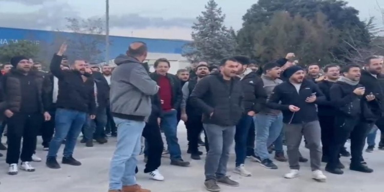 Bursalı işçilerden fabrika sahibini şaşkına çeviren ptotesto