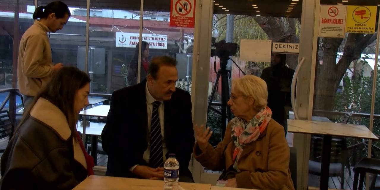 Eski devlet bakanı Edip Akbayram'ı ziyaret etti