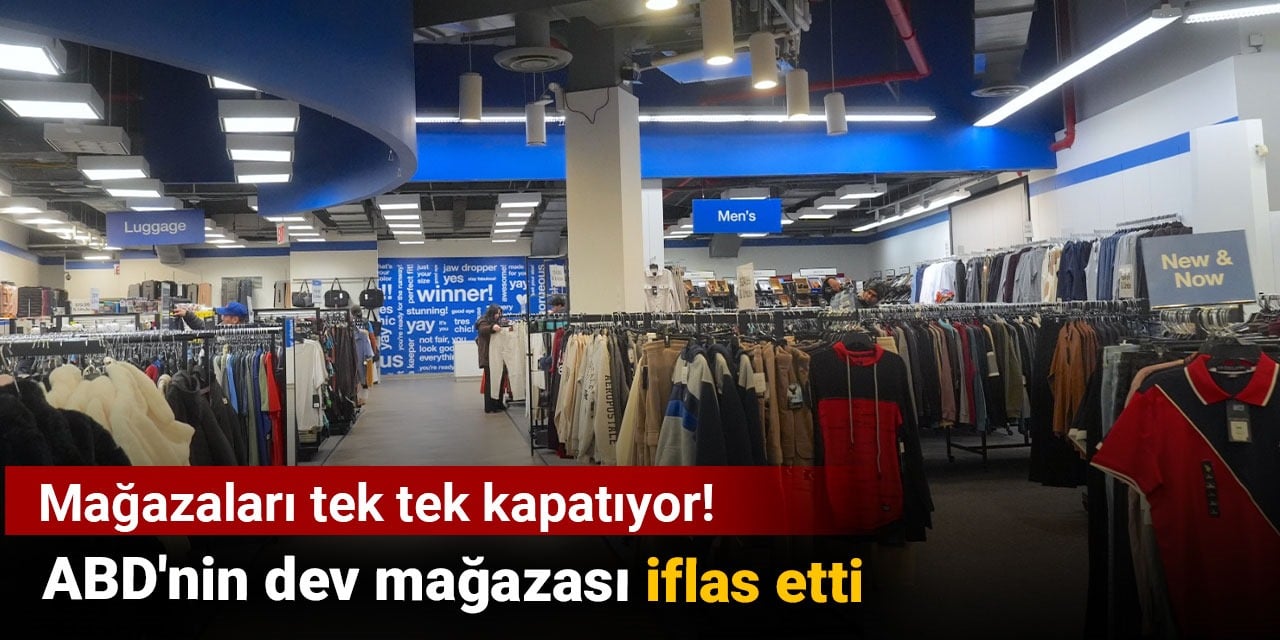 ABD'nin dev mağazası iflas etti: Mağazaları tek tek kapatıyor!