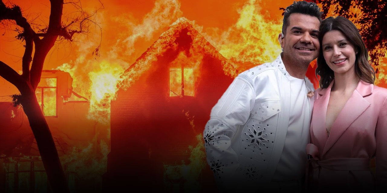 Beren Saat ve Kenan Doğulu'nun Los Angeles'taki milyon dolarlık evleri kül oldu!